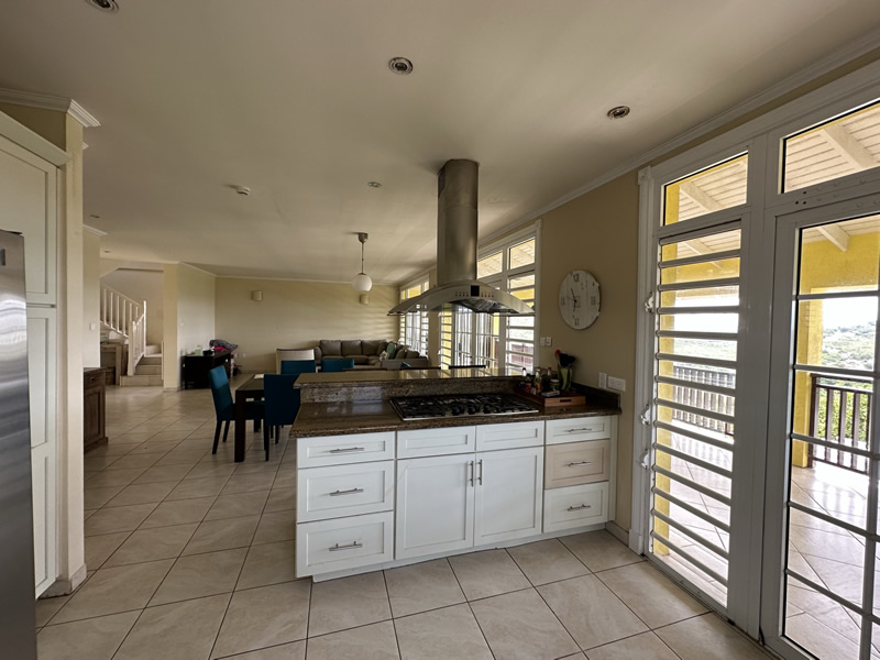 luxury homes for sale in st lucia island kitchen