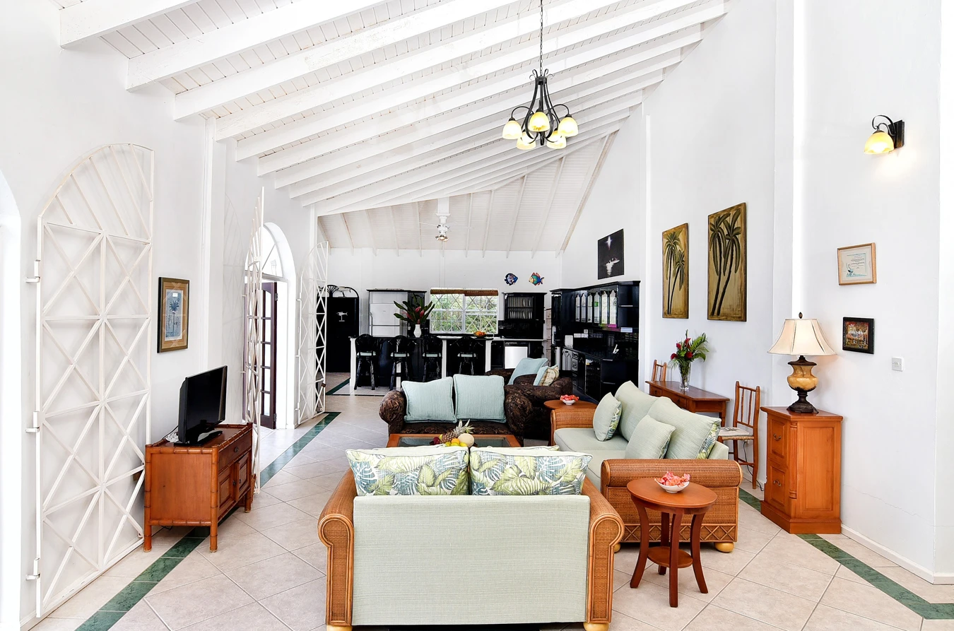 St. lucia real estate coco Villa living room