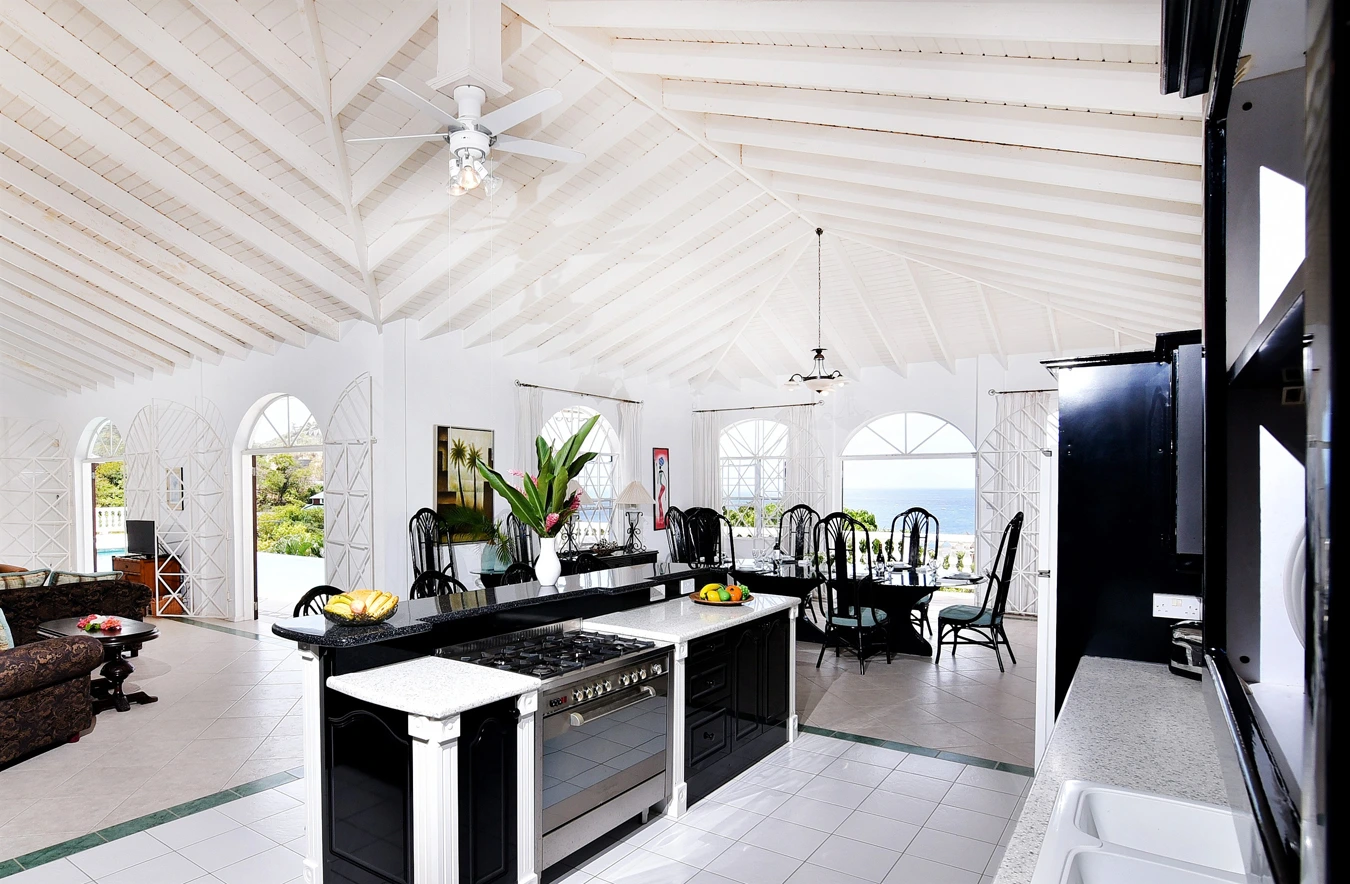 St. lucia real estate coco Villa stove