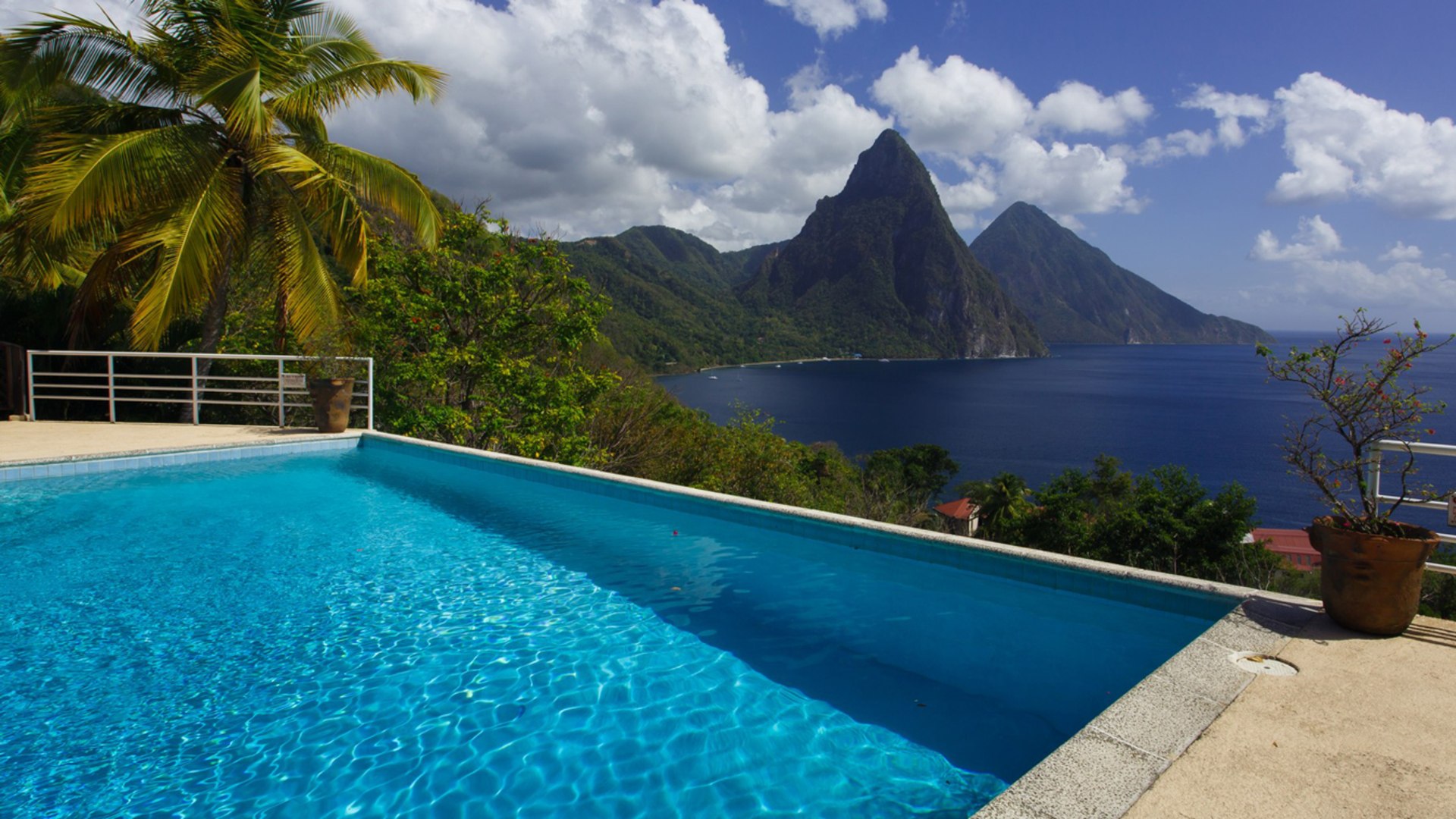 St. Lucia Real Estate Mango Point Villa pool