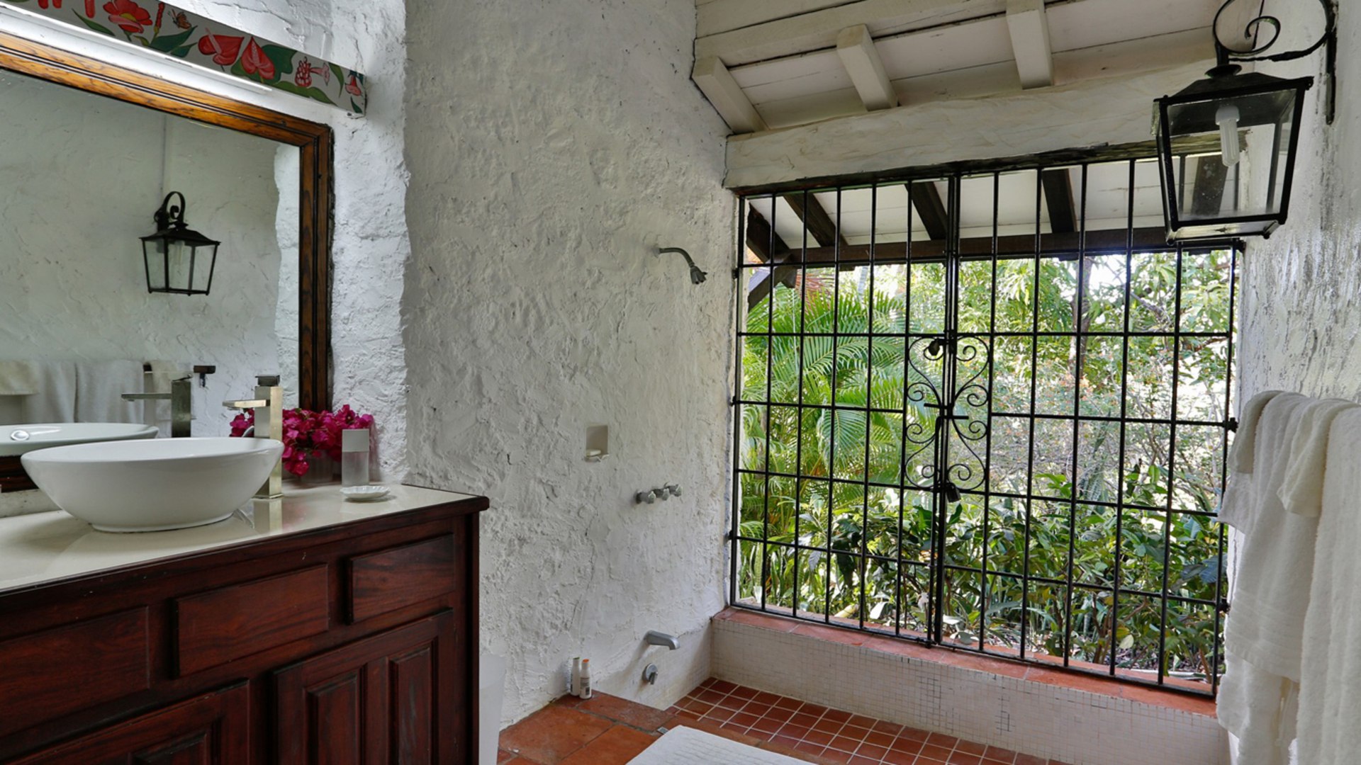 St. Lucia Real Estate Mango Point Villa bathroom sink