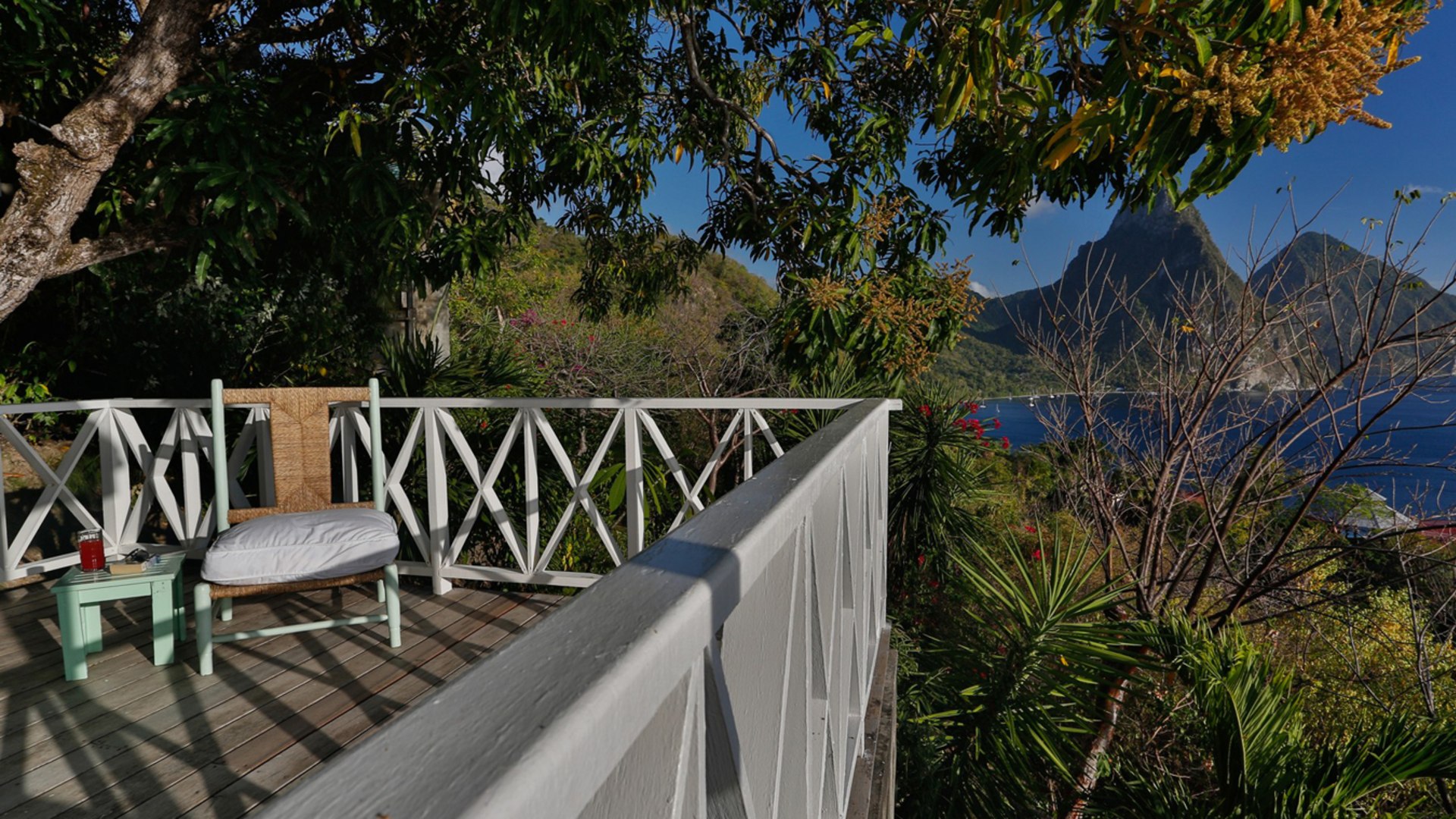 St. Lucia Real Estate Mango Point Villa balcony view