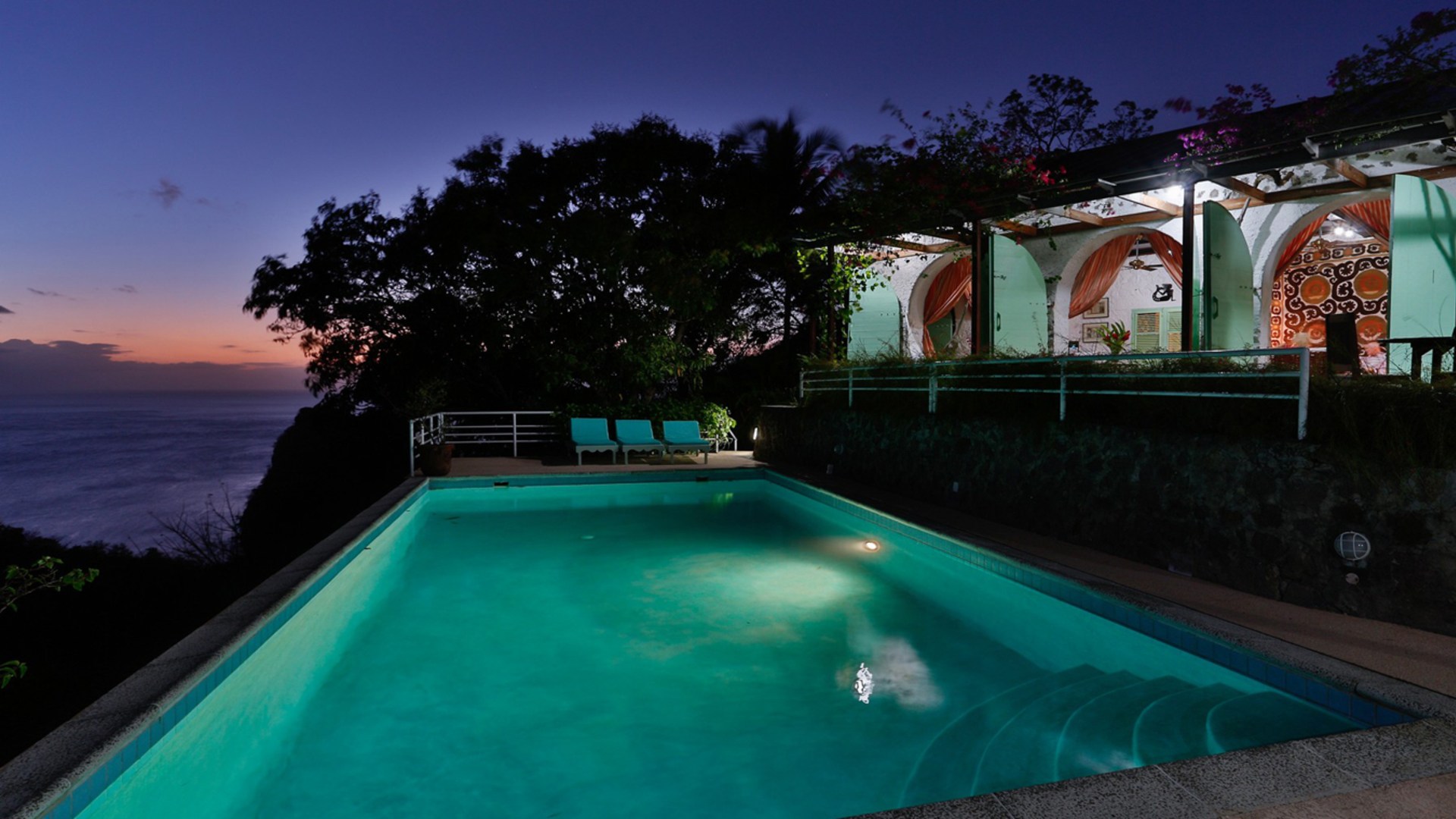 St. Lucia Real Estate Mango Point Villa pool