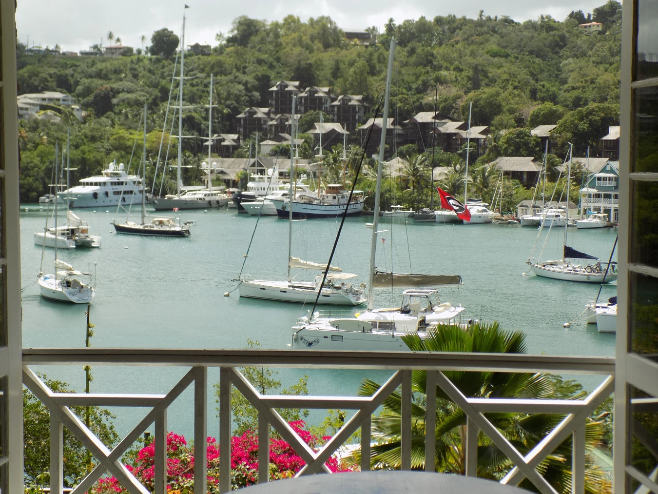 St. Lucia Real Estate Mango Beach Inn balcony view