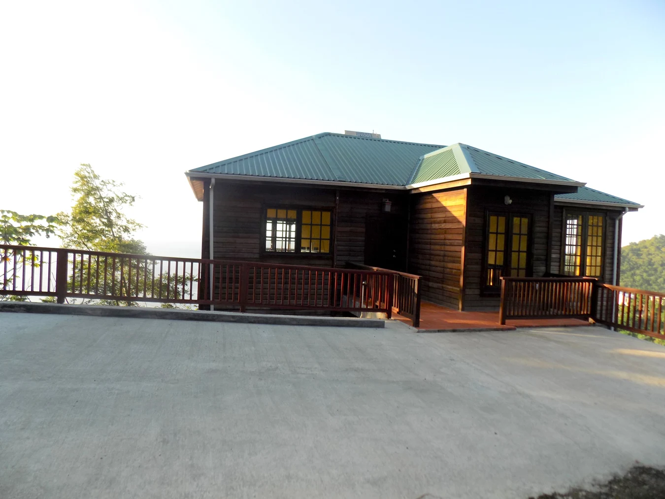 St. Lucia real estate Bay View Villa front view