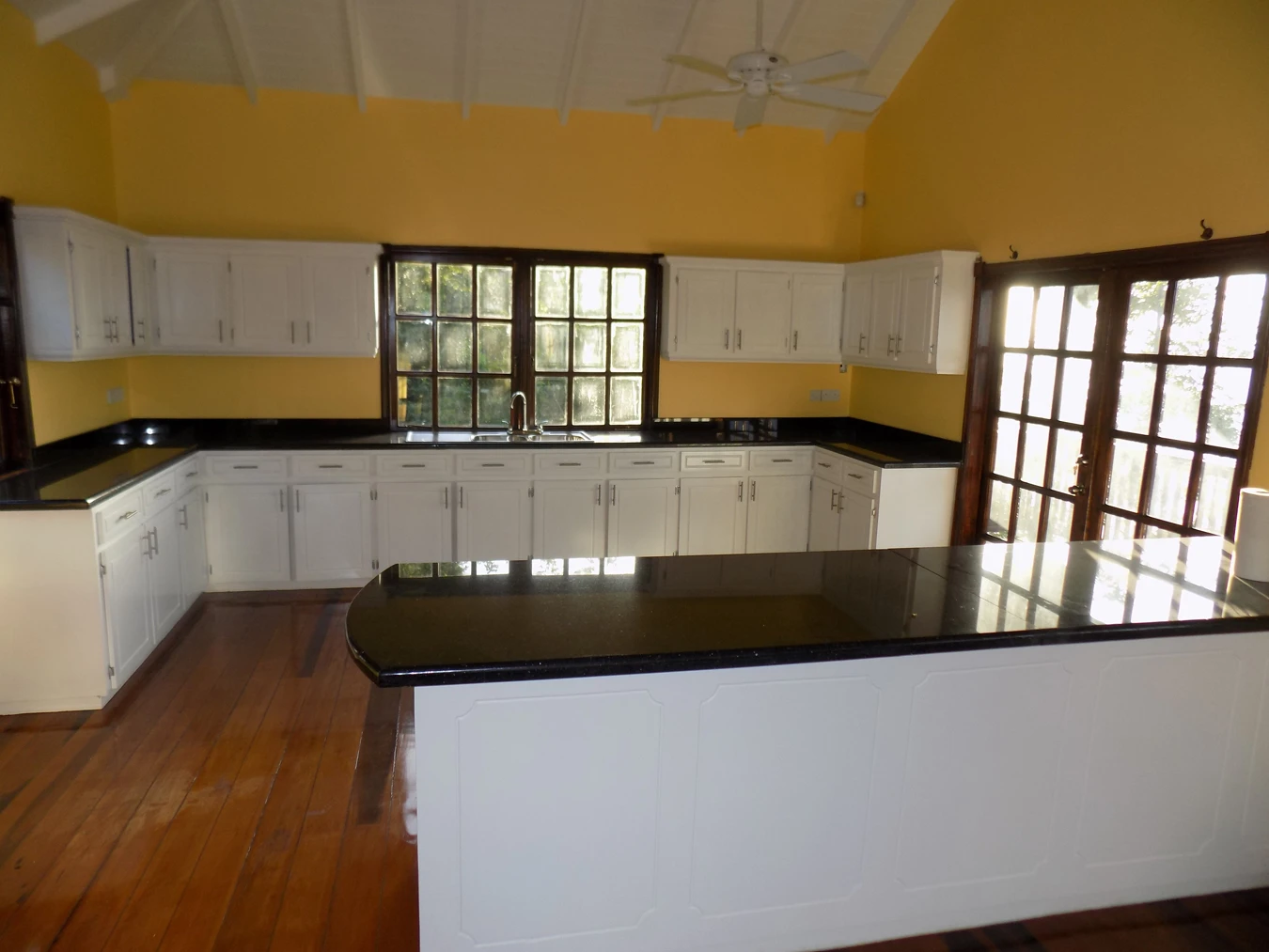 St. Lucia real estate Bay View Villa kitchen