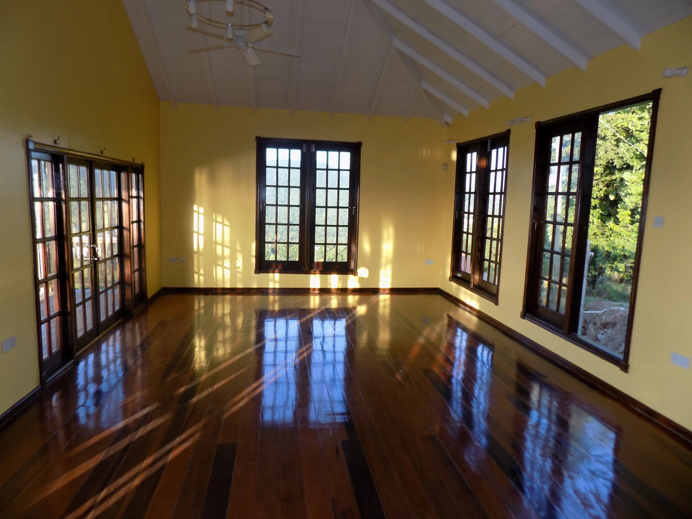 St. Lucia real estate Bay View Villa flooring