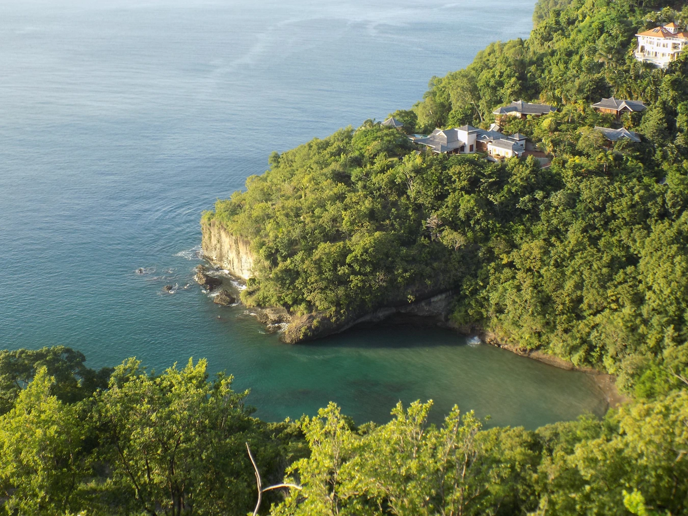 St. Lucia real estate Bay View Villa sea