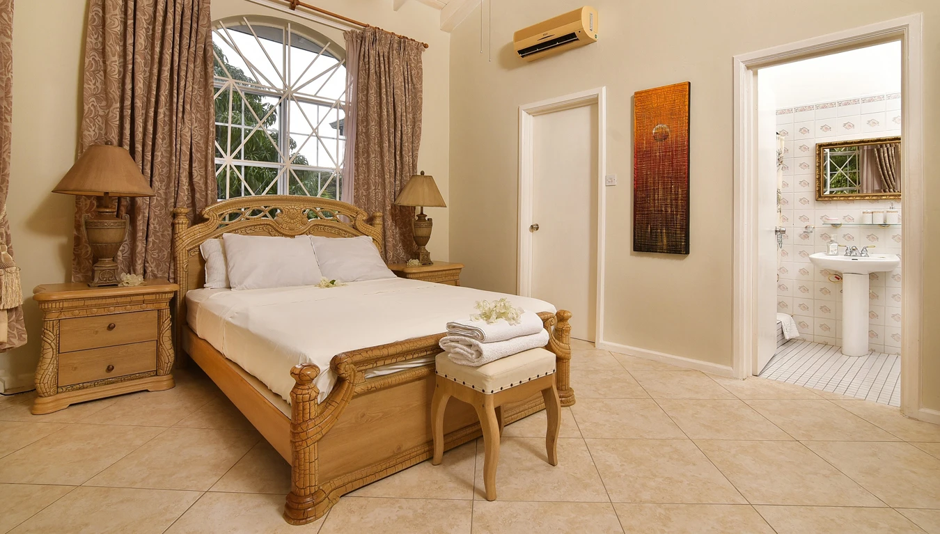 St. lucia real estate coco Villa bedroom and bathroom